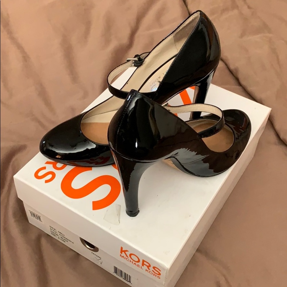 Michael Kors Galli Mary Jane Patent Leather Pumps